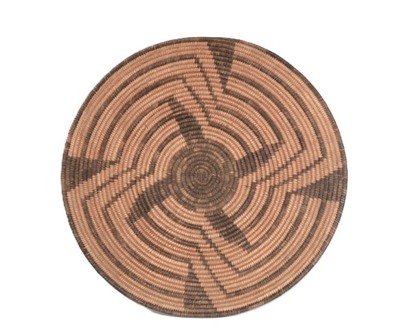 Early Pima Whirlwind Basketry Tray