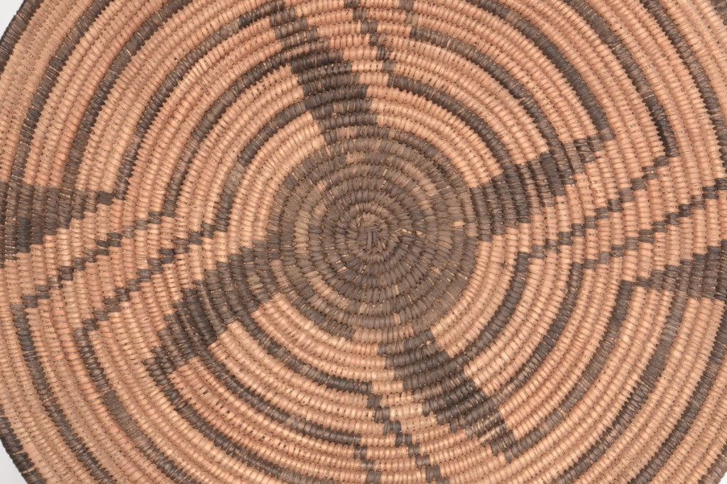 Early Pima Whirlwind Basketry Tray