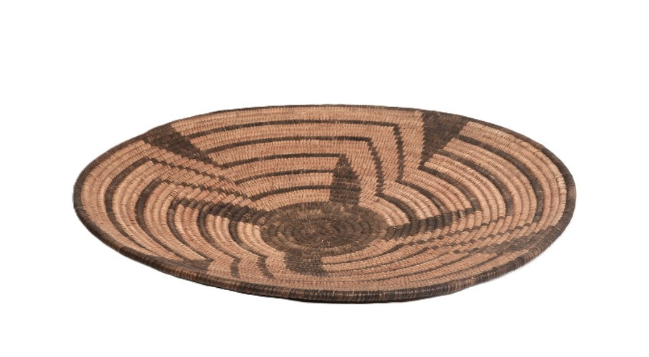 Early Pima Whirlwind Basketry Tray