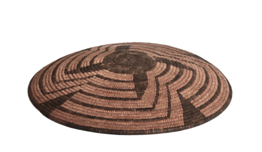 Early Pima Whirlwind Basketry Tray