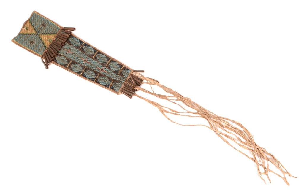 Plains Hide Beaded Knife Case
