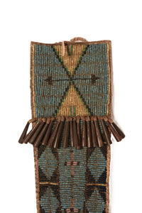 Plains Hide Beaded Knife Case