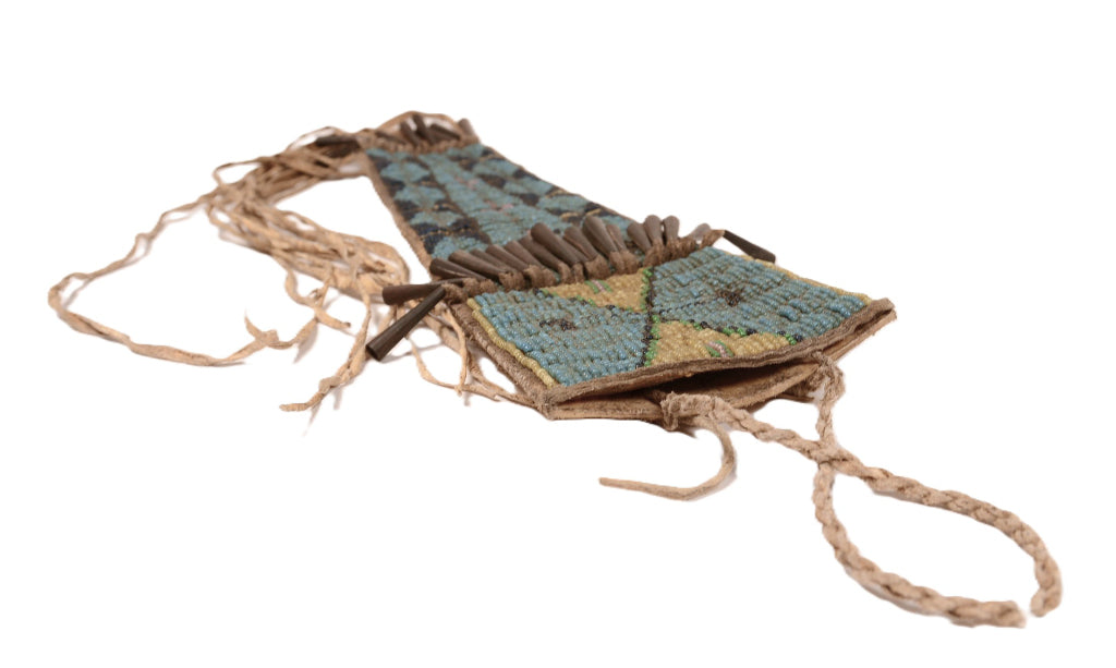 Plains Hide Beaded Knife Case