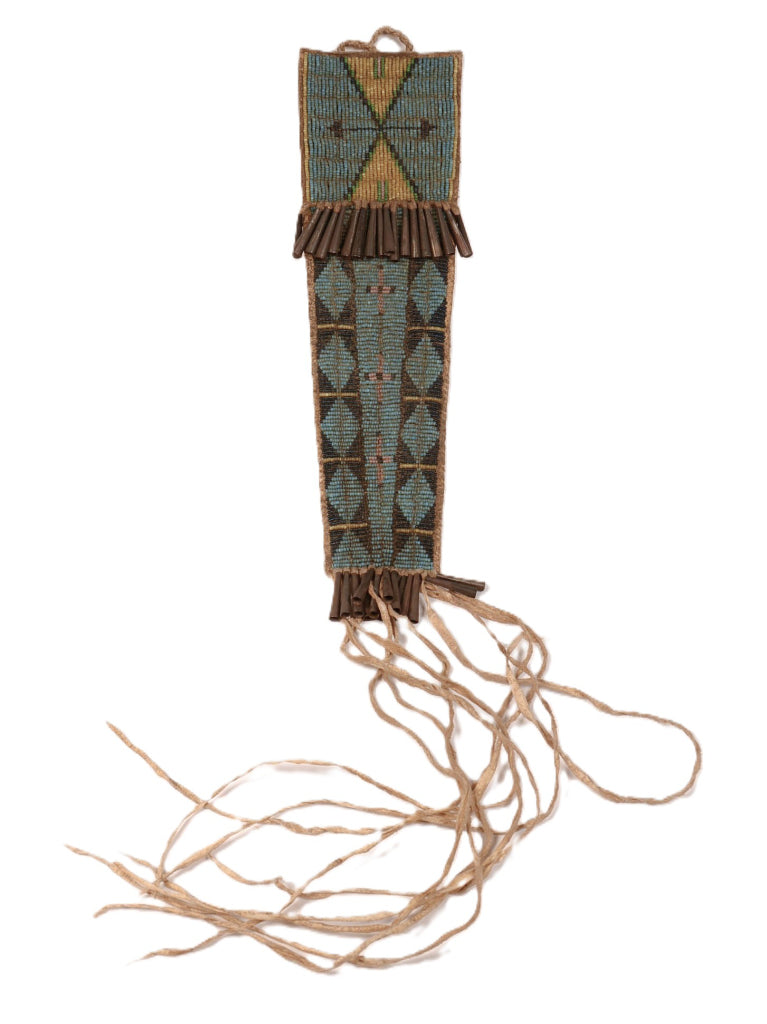 Plains Hide Beaded Knife Case