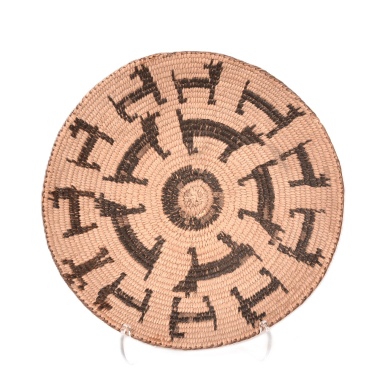 Pima Indian Winnowing Basket