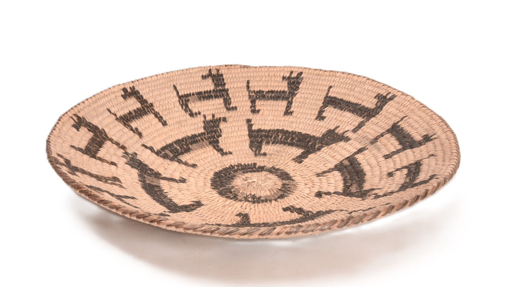 Pima Indian Winnowing Basket