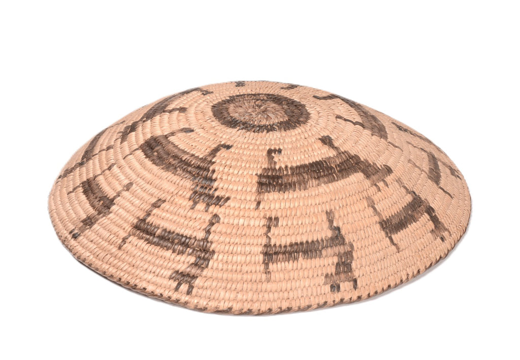 Pima Indian Winnowing Basket