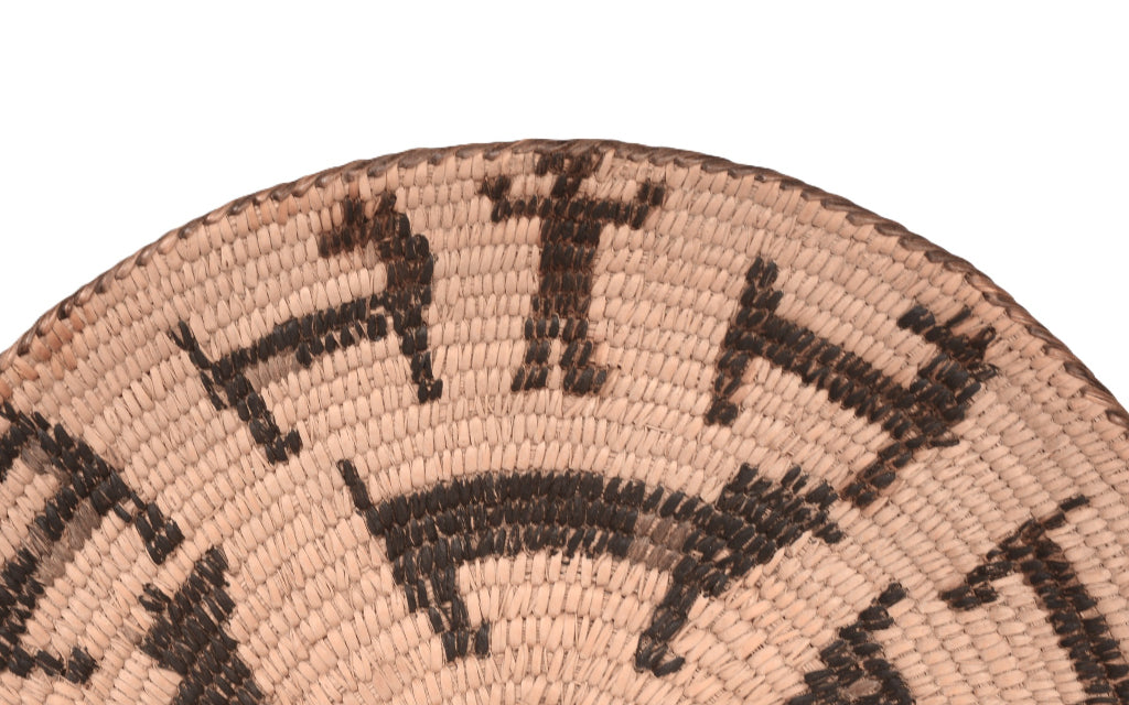 Pima Indian Winnowing Basket