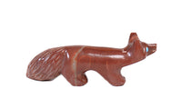Zuni Pueblo Fox Red Fetish By Vernon Lunasee