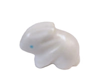 Zuni Pueblo White Bunny Fetish By Daisy Natewa