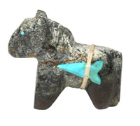 Zuni Serpentine Horse Fetish By Richard Leonard