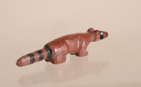 Zuni Raccoon Fetish -  Pipestone, Jet by Barney Calavaza