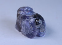 Zuni Rabbit Fetish, Purple Flourite by Virigina Quam Ohmasattie