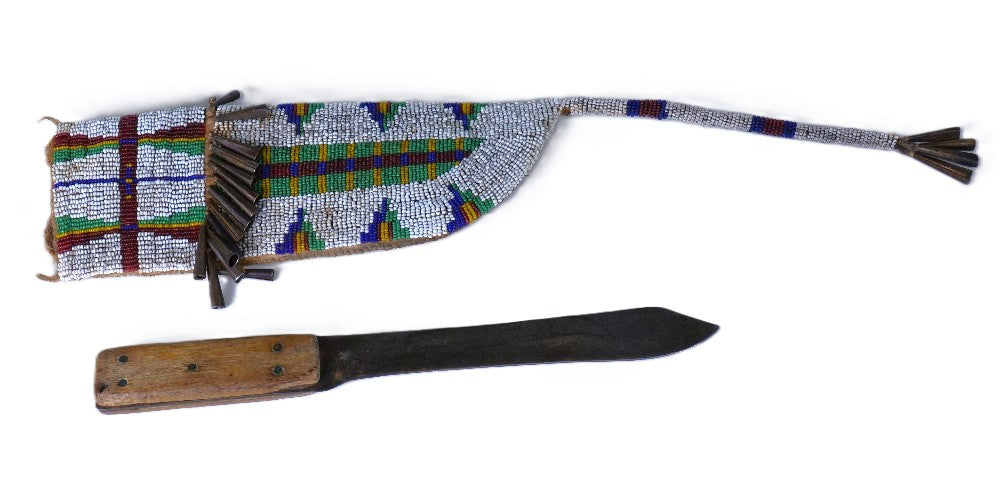 Cheyenne Fully Beaded Knife Sheath