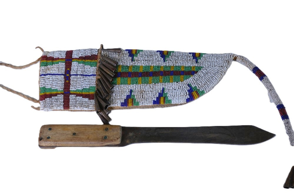 Cheyenne Fully Beaded Knife Sheath