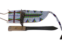 Cheyenne Fully Beaded Knife Sheath