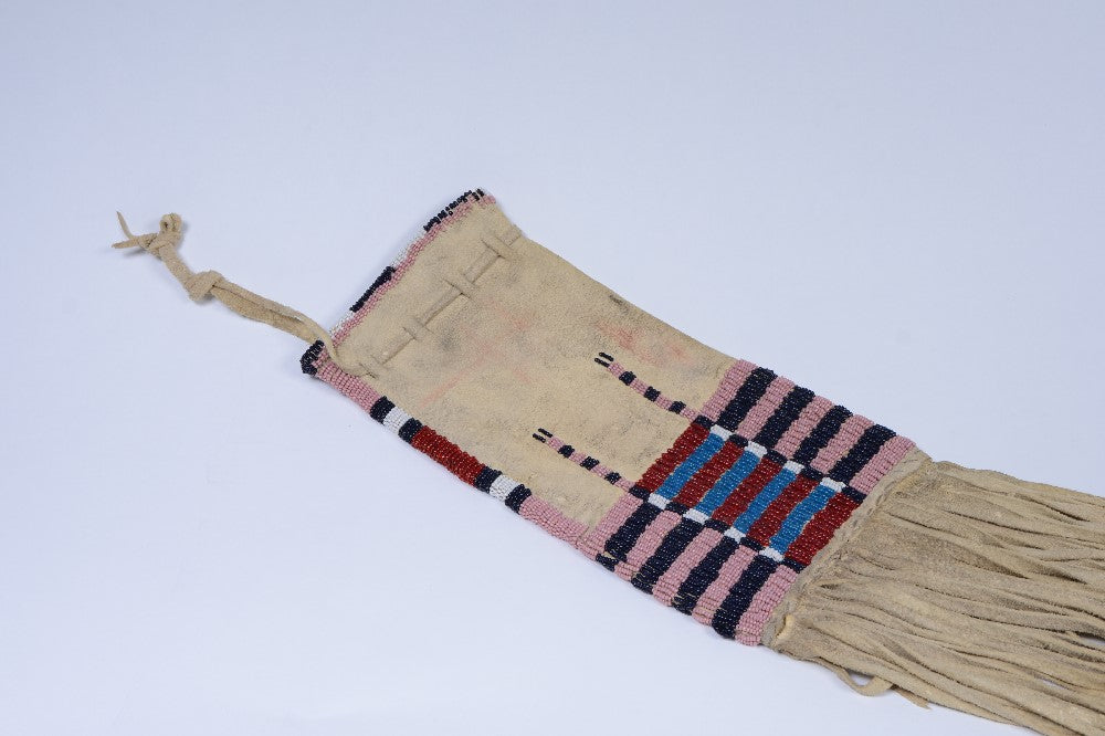 Crow Beaded Pipe Bag