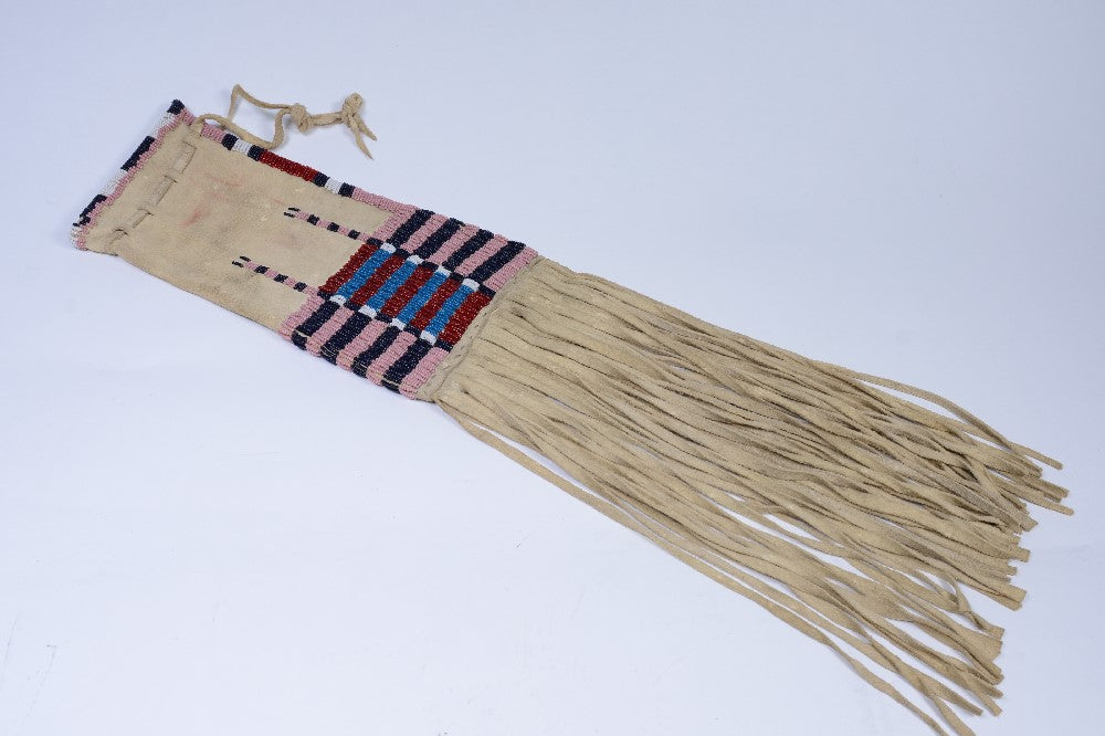 Crow Beaded Pipe Bag