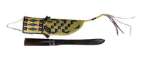 Arapaho Knife and Fully Beaded Sheath