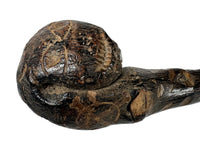 Southern Plains Ball Headed Club with Snake - Skull - Cross Bones