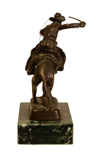 Frederic Remington Indian Bronze Miniature "Cowboy"