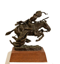 Frederic Remington Indian Bronze Miniature "Cheyenne"