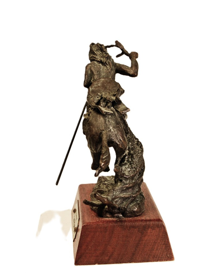 Frederic Remington Indian Bronze Miniature "Cheyenne"
