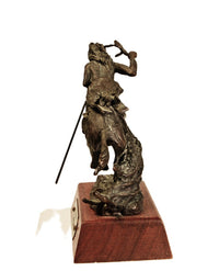 Frederic Remington Indian Bronze Miniature "Cheyenne"