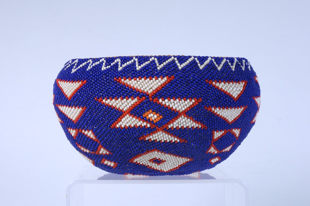 An Early and Fine Washoe Beaded Degikup Basket