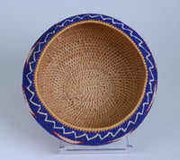 An Early and Fine Washoe Beaded Degikup Basket