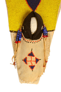 Plateau Beaded Doll Cradle