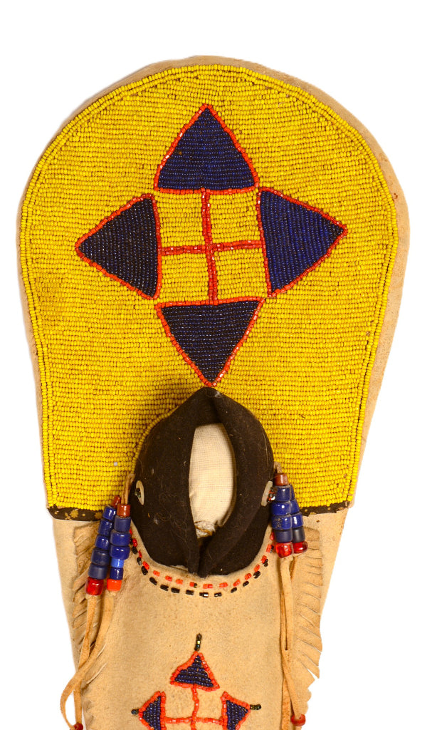 Plateau Beaded Doll Cradle