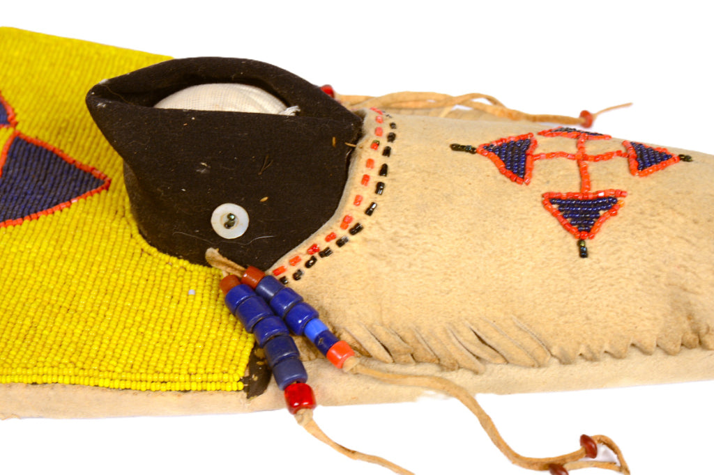 Plateau Beaded Doll Cradle