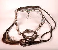 Navajo Sterling Silver Bridle with Reins