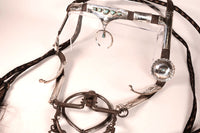 Navajo Sterling Silver Bridle with Reins