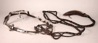Navajo Sterling Silver Bridle with Reins