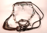 Navajo Sterling Silver Bridle with Reins