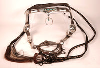 Navajo Sterling Silver Bridle with Reins