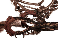 Navajo Sterling Silver Bridle with Reins