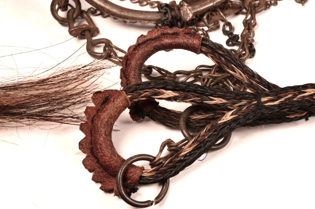 Navajo Sterling Silver Bridle with Reins