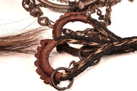 Navajo Sterling Silver Bridle with Reins