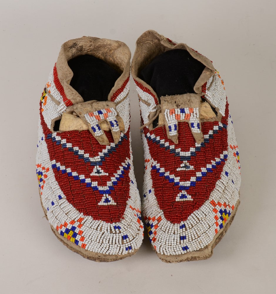 Northern Plains Beaded Moccasins