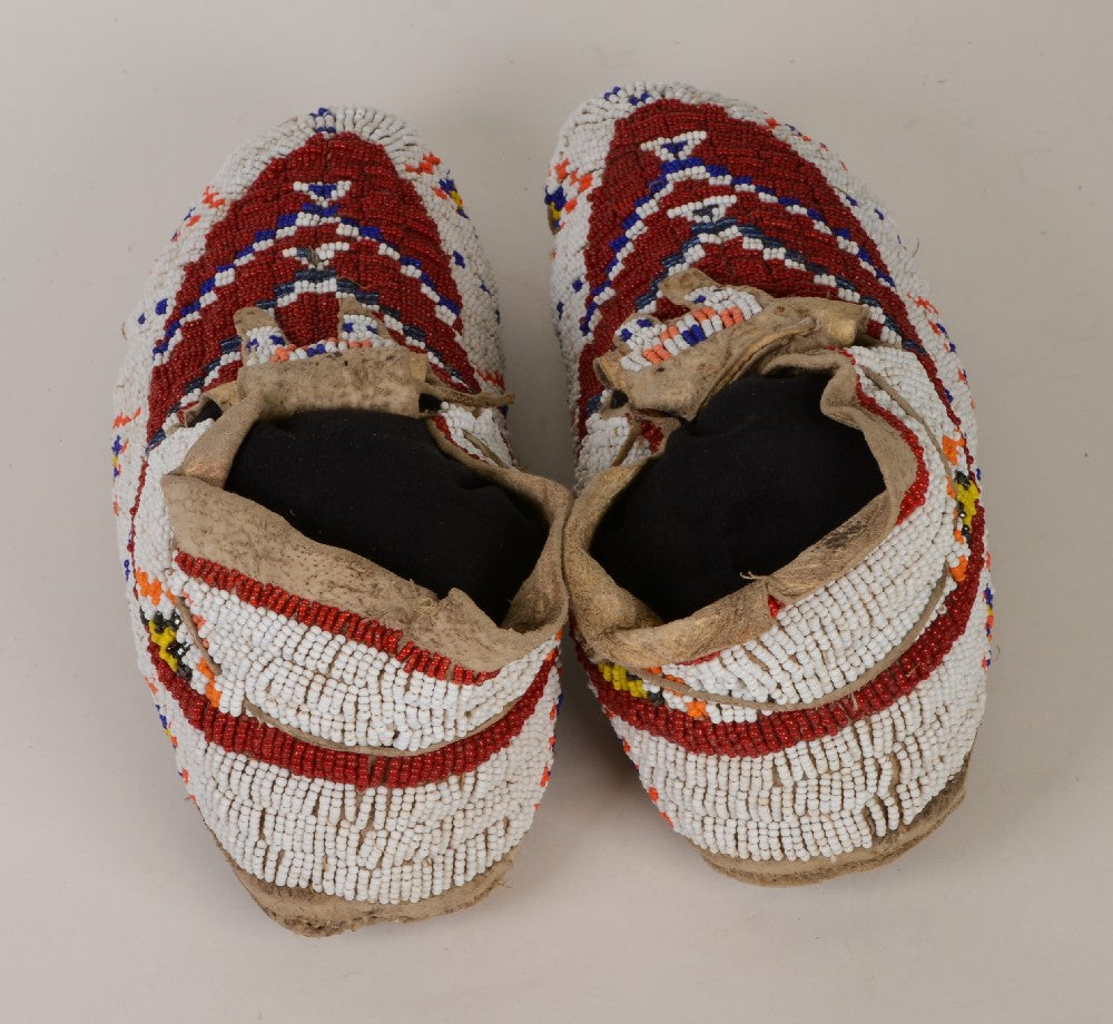Northern Plains Beaded Moccasins