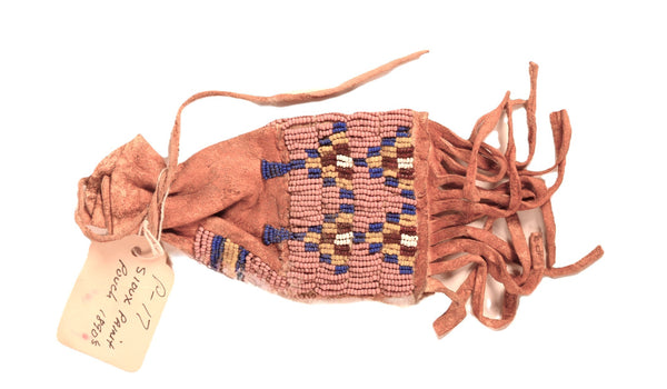 Sioux Beaded Paint Pouch