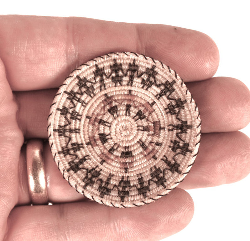 Miniature Pima Horsehair Friendship Basket