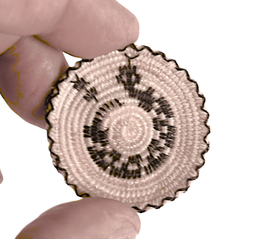 Miniature Pima Horsehair Snake Basket