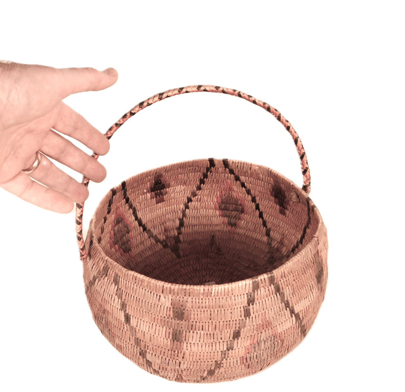 Jicarrila Apache Basket with Handle