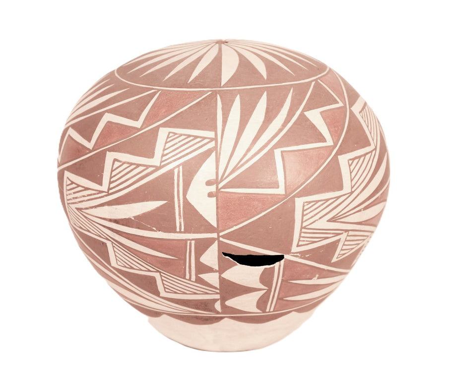 Acoma Pueblo Large Seed Jar By Loretta Joe