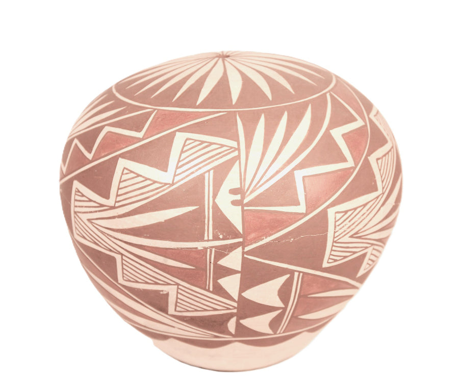Acoma Pueblo Large Seed Jar By Loretta Joe