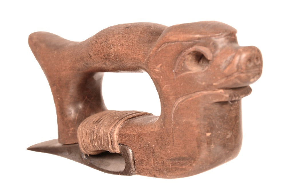 Olympic Peninsula Salish D-Adze with Figure